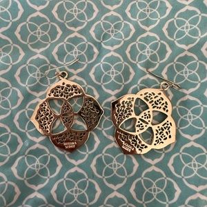 Kendra Scott gold earrings